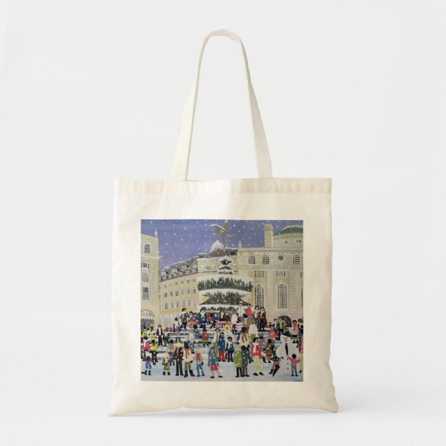 Tote Bag Scène de neige de Piccadilly (Devant)