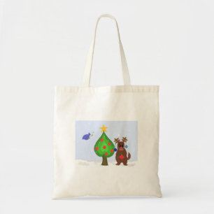 Tote Bag Scène de Noël fantaisiste
