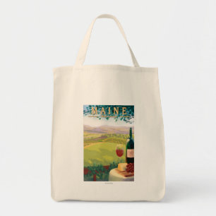 Tote Bag Scène de pays de MaineWine