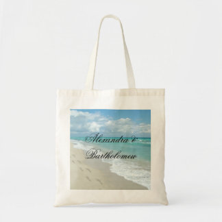 Tote Bag Scène de plage tropicale Keepsaké personnalisé