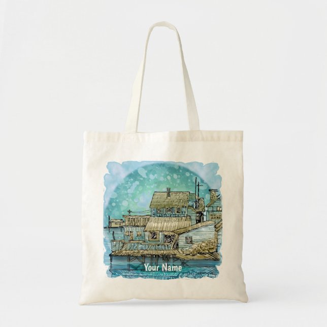 Tote Bag Scène de quai  (Devant)