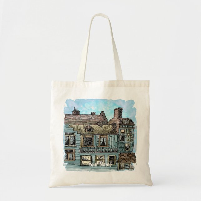 Tote Bag Scène de quai 2 (Devant)