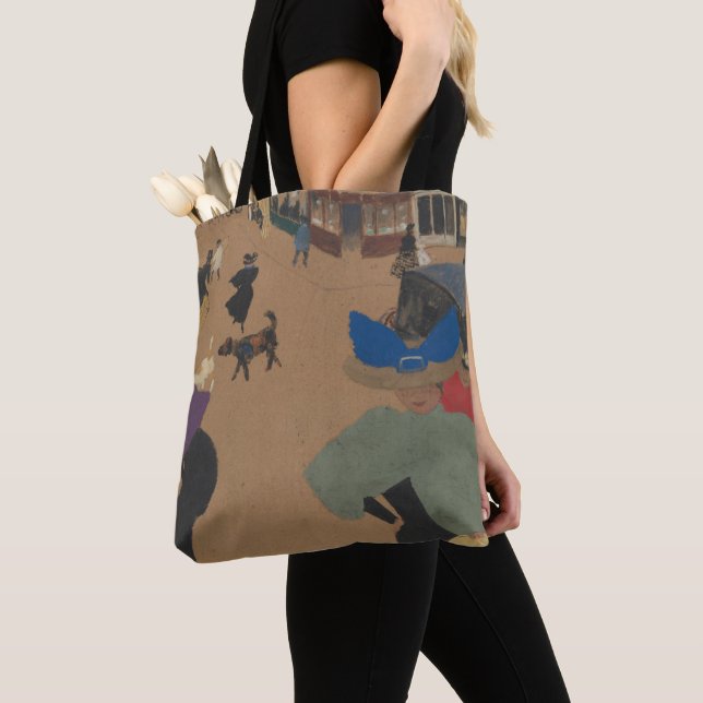 Tote Bag Scène de rue à Paris (De près)