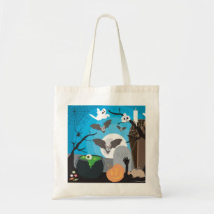 Tote Bag Scène d'Halloween