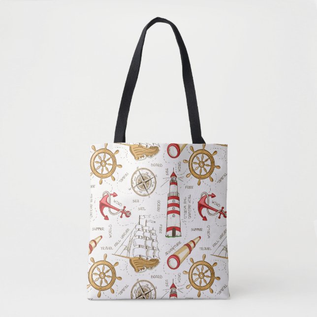 Tote Bag Scène d'océan (Devant)