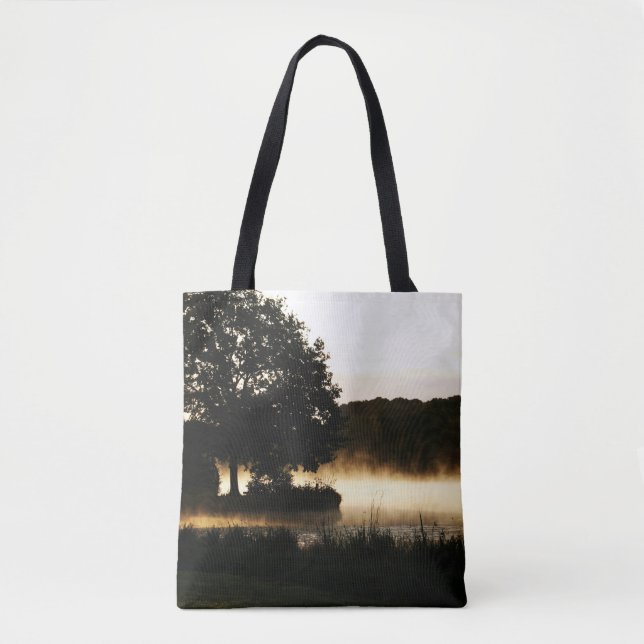 Tote Bag Scène du lac Morning (Devant)
