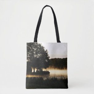 Tote Bag Scène du lac Morning stcnm
