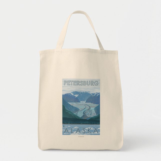 Tote Bag Scène glaciaire - Petersburg, Alaska (Devant)