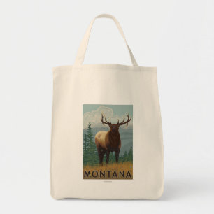 Tote Bag Scène MontanaElk