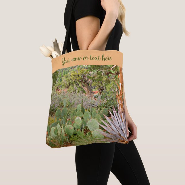 Tote Bag Scène nature, désert, sédona, cactus, (De près)