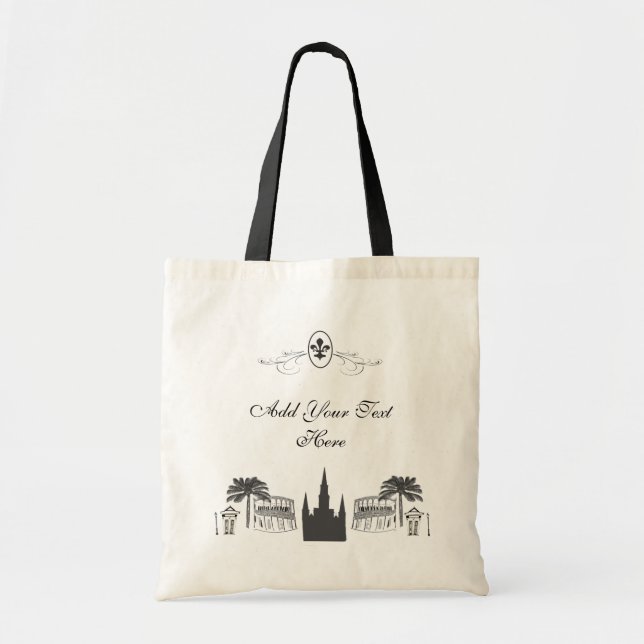 Tote Bag Scène personnalisée de Fleur de Lis la (Devant)