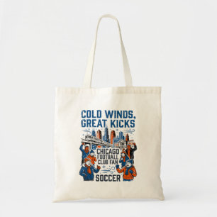 Tote Bag Scène sportive de match d'hiver à Chicago