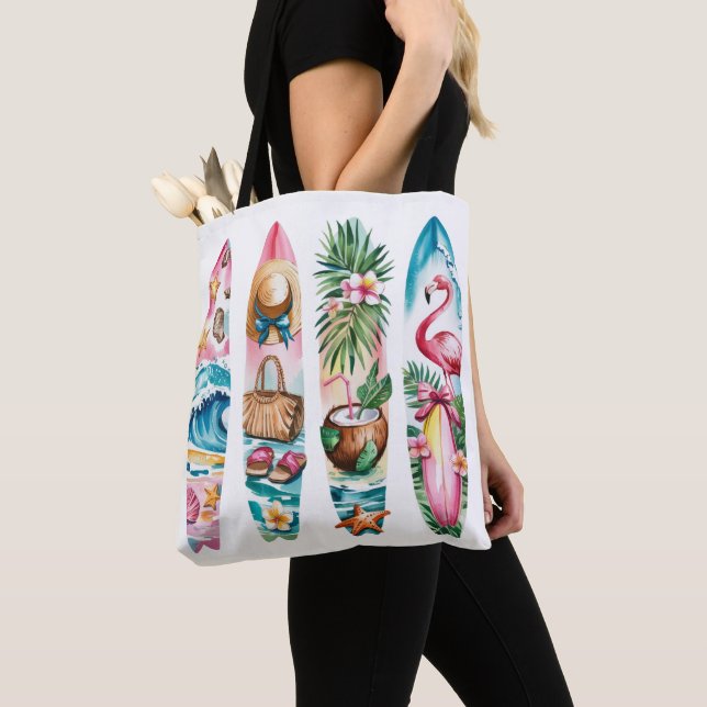 TOTE BAG SCÈNES À THÈME ESTIVAL AUX COUPS DE PINCETTE (De près)