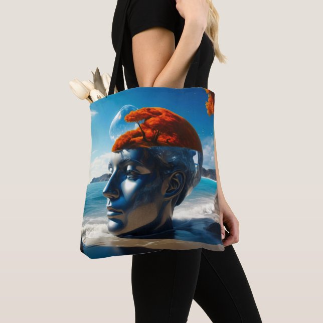 Tote Bag Scènes de plage surréalistes (De près)
