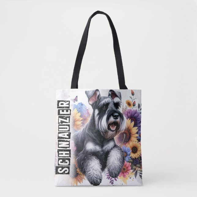 Tote Bag Schnauzer (Devant)