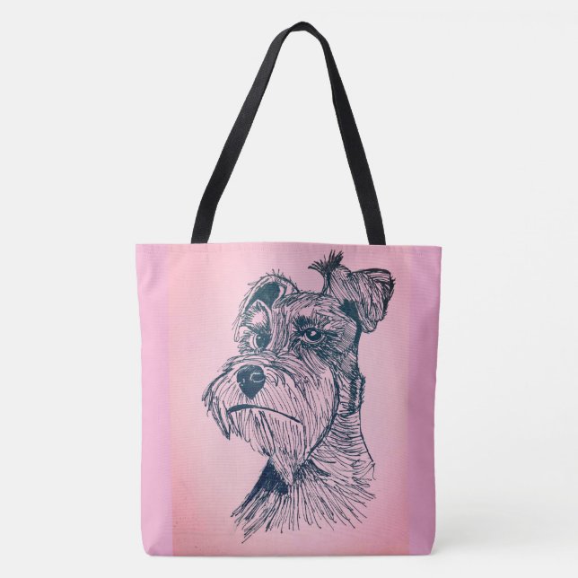 Tote Bag Schnauzer (Devant)