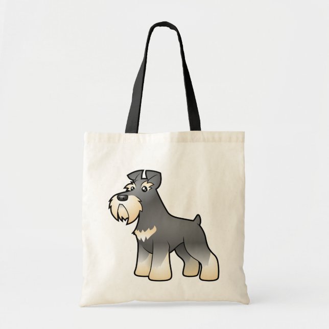 Tote Bag Schnauzer géant/standard/miniature de bande (Devant)