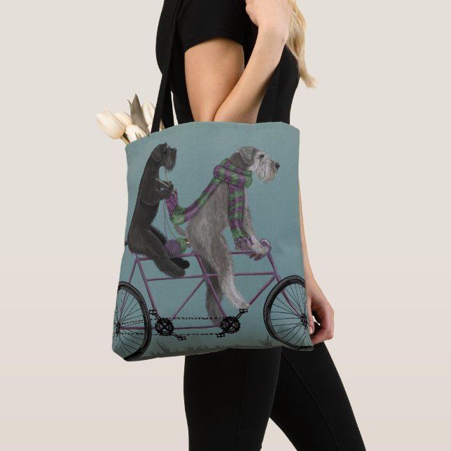 Tote Bag Schnauzer Tandem (De près)