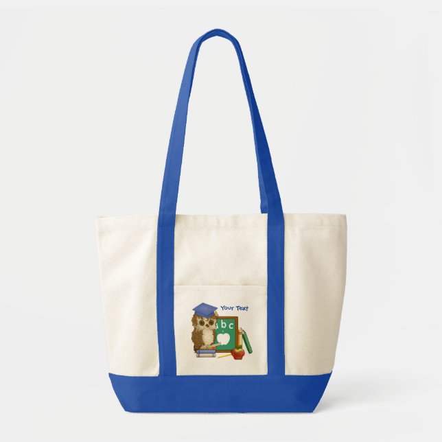 Tote Bag Scholar Owl (Devant)