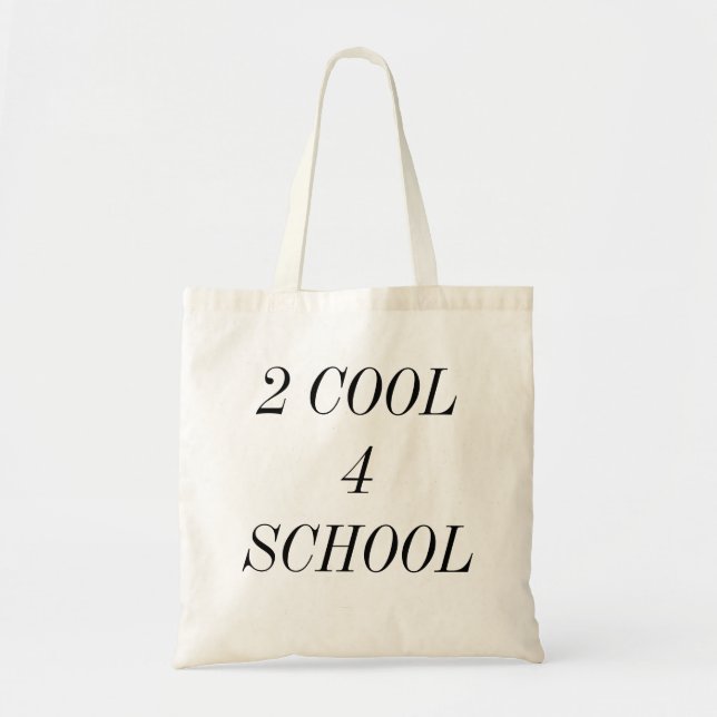TOTE BAG SCHOOL (Devant)
