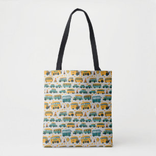 Tote Bag School Bus