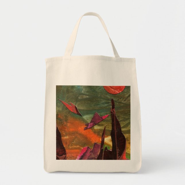 Tote Bag Sci-Fi "Oiseaux de feu" formes de vie alien en vol (Devant)