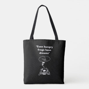 Tote Bag Sci-Fi smart animaux "Hungry Frog Dreams"