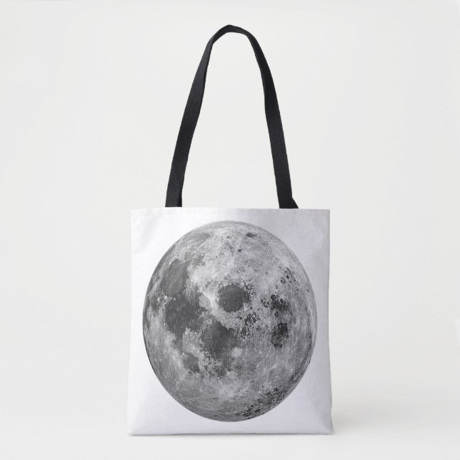 Tote Bag Science de l'astronomie spatiale de la Pleine lune (Devant)