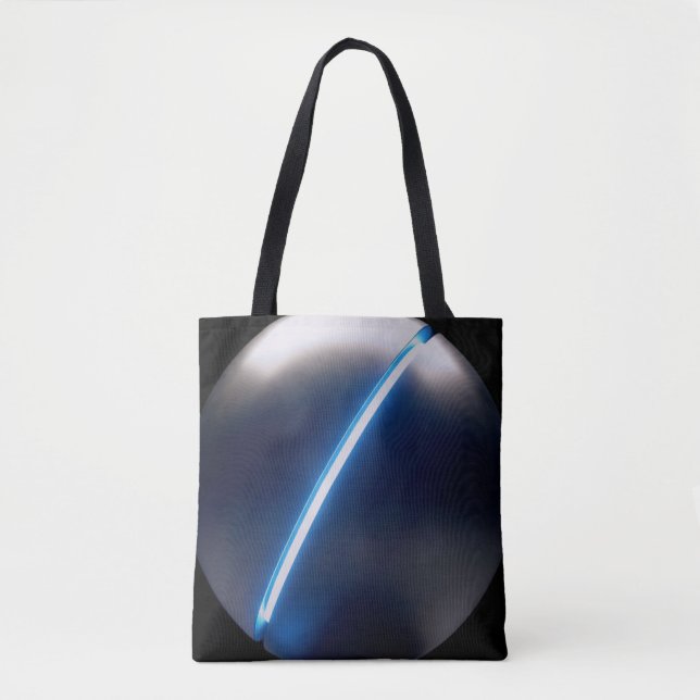Tote Bag Science-fiction noir & blanc (Devant)