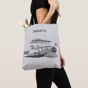 Tote Bag Science-fiction Steampunk vintage Éclipse de dirig