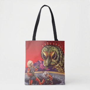 Tote Bag Science-fiction vintage Centipède géant insecte gu
