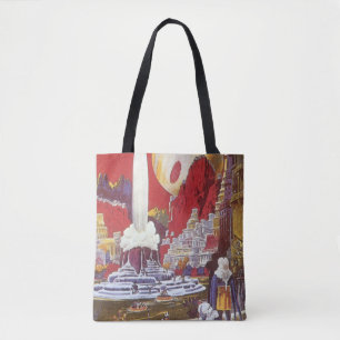 Tote Bag Science-fiction vintage, la cité perdue d'Atlantis