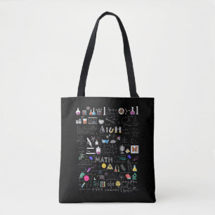 Tote Bag Science Physique Chimie des mathématiques Biologie