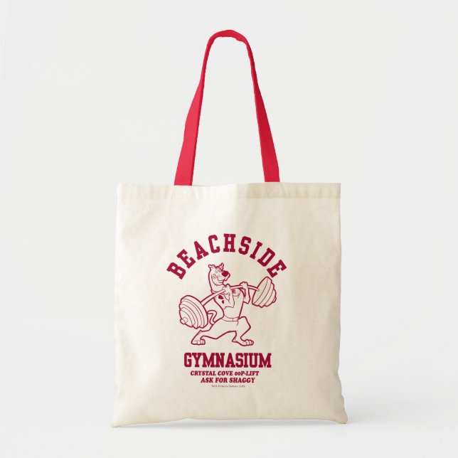 Tote Bag Scooby-Doo "Beachside Gymnasium" Weightlifting (Devant)