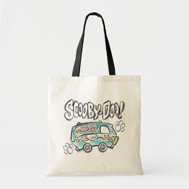 Tote Bag Scooby-Doo | Croquis de machine mystère (Devant)
