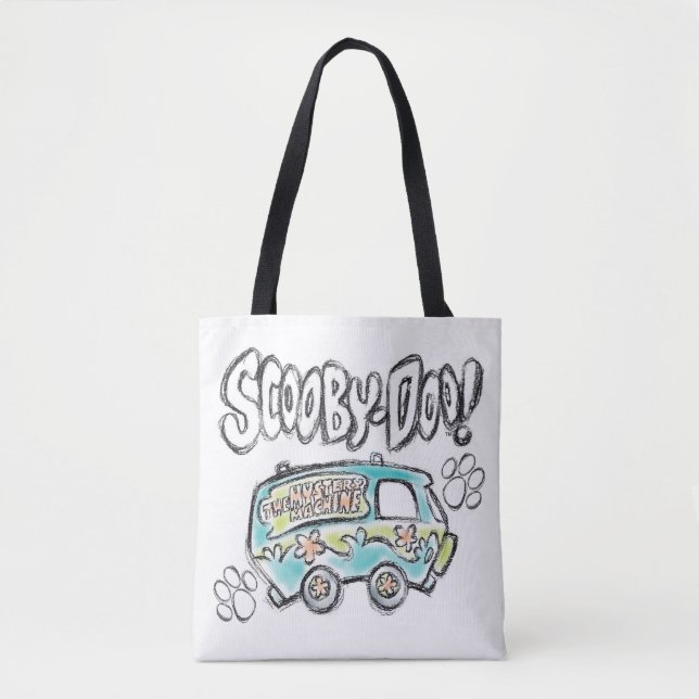 Tote Bag Scooby-Doo | Croquis de machine mystère (Devant)