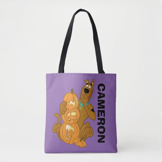 Tote Bag Scooby-Doo | Halloween Jack-O-Lantern (Devant)