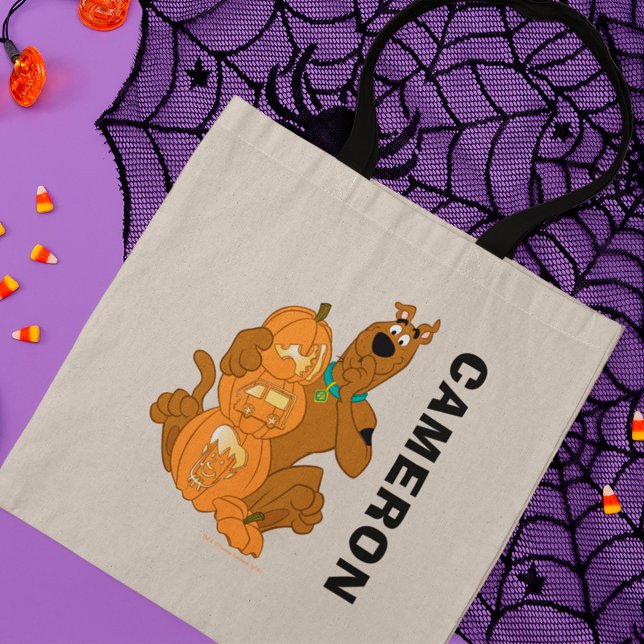 Tote Bag Scooby-Doo | Halloween Jack-O-Lantern (Créateur téléchargé)