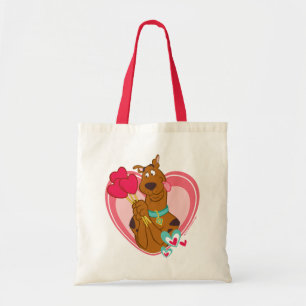 Tote Bag Scooby-Doo Holding Heart Lolipops