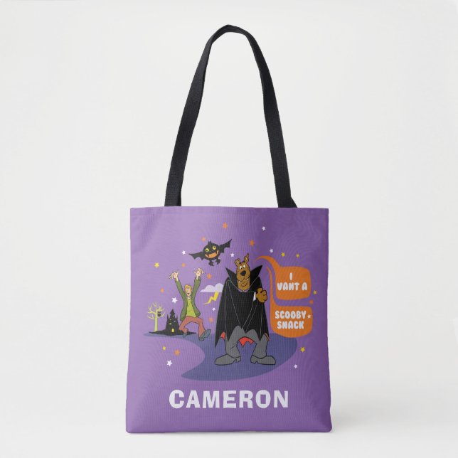 Tote Bag Scooby-Doo | Je veux un collant Scooby (Devant)