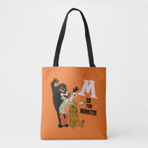 Tote Bag Scooby-Doo   M est pour Monster