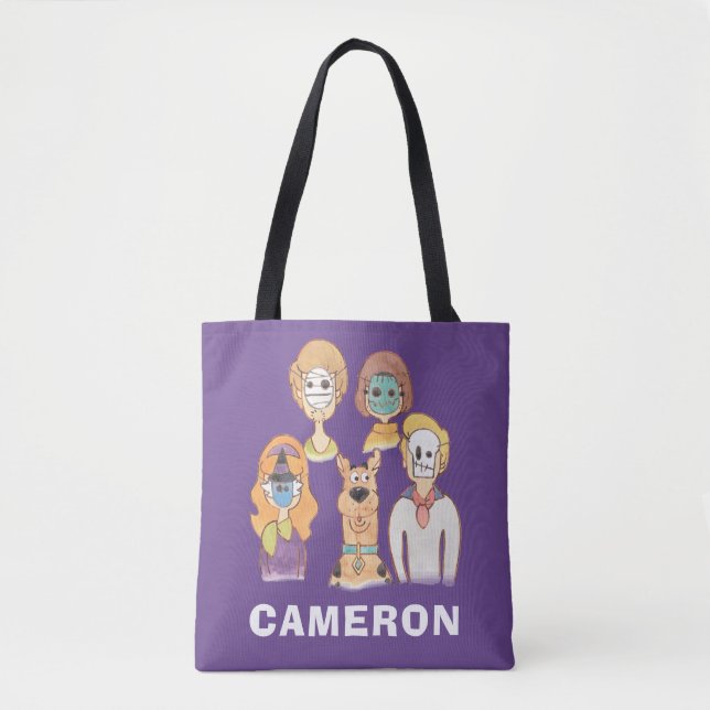 Tote Bag Scooby-Doo | Nos masques Halloween (Devant)