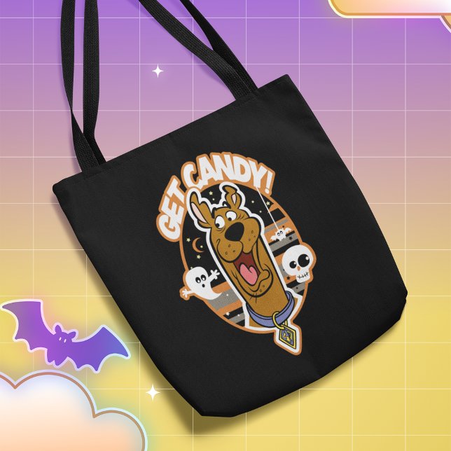 Tote Bag Scooby-Doo | Obtenez Du Bonbon ! (Tote on Halloween background)