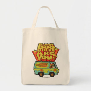 Tote Bag Scooby-Doo   "Où Es-Tu ?" Retro Cartoon Van