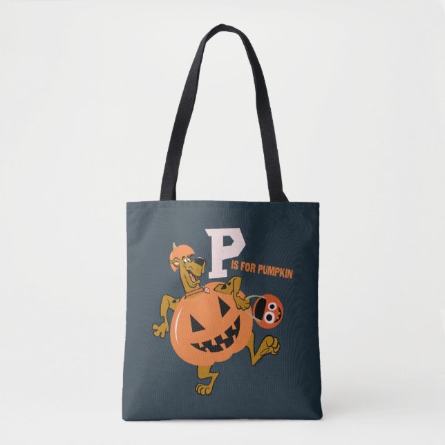 Tote Bag Scooby-Doo | P est pour le Citrouille (Devant)