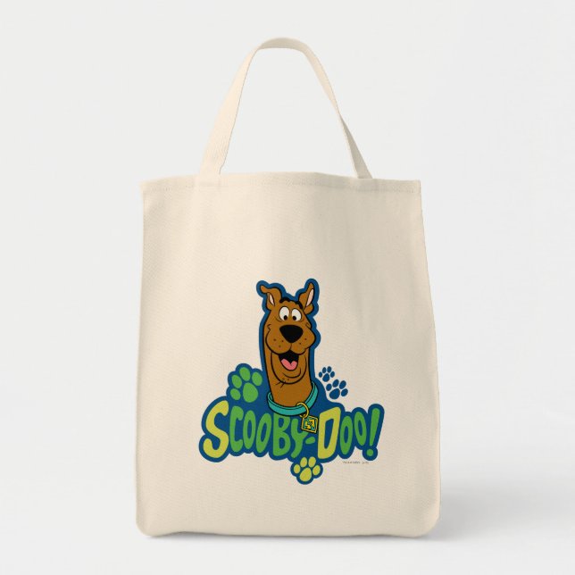 Tote Bag Scooby-Doo Paw Print Character Badge (Devant)