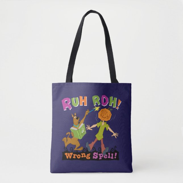 Tote Bag Scooby-Doo | Ruh Roh ! Mauvais sort ! (Devant)