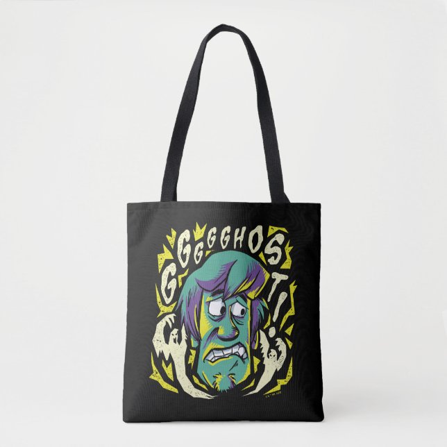 Tote Bag Scooby-Doo | Shaggy effrayée (Devant)
