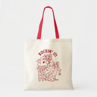 Tote Bag Scooby-Doo & Shaggy Rockin Il 'Arbre Arrondi