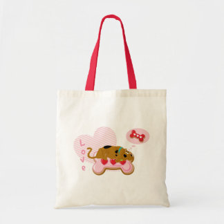 Tote Bag Scooby-Doo - Snacks Scooby décorés au coeur